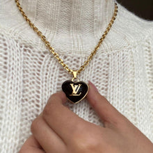 Load image into Gallery viewer, Authentic Louis Vuitton Heart Charm- Reworked Necklace - Boutique SecondLife