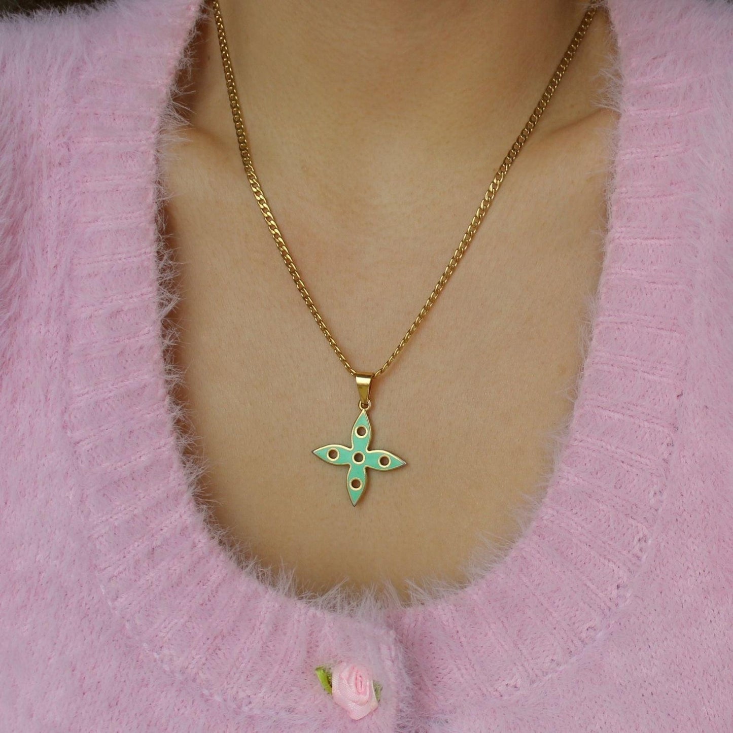 Authentic Big Louis Vuitton Looping  Charm - Necklace - Boutique SecondLife
