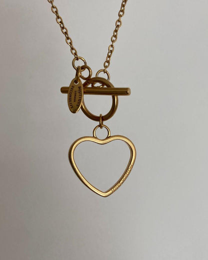 Authentic Louis Vuitton Big Coeur Charm- Reworked Necklace - Boutique SecondLife