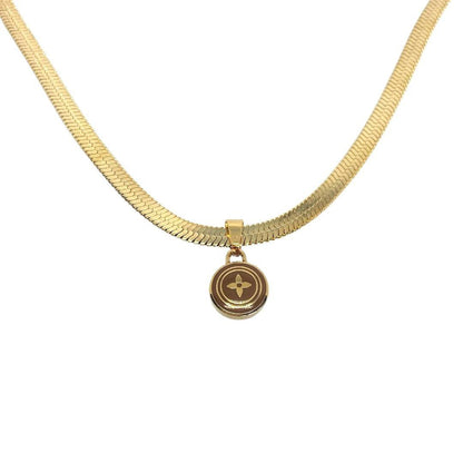 Authentic Louis Vuitton Pastilles Light Brown Pendant Necklace - Boutique SecondLife