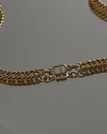 Authentic Dior CD Pendant- Reworked Choker