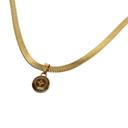 Authentic Louis Vuitton Pastilles Light Brown Pendant Necklace - Boutique SecondLife
