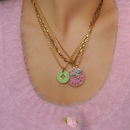 Repurposed Pendant from Authentic Looping Charm - Boutique SecondLife