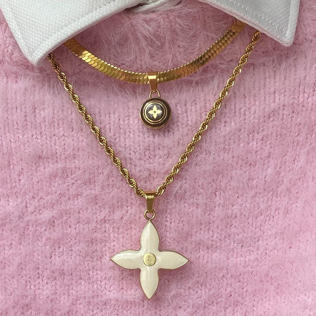 Authentic Louis Vuitton Pastilles Pendant Necklace - Boutique SecondLife