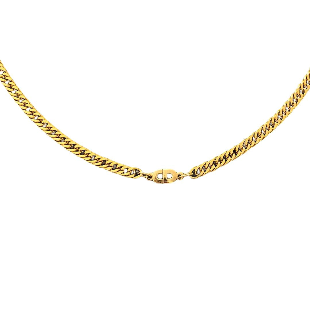 Authentic Dior CD Pendant- Reworked Choker