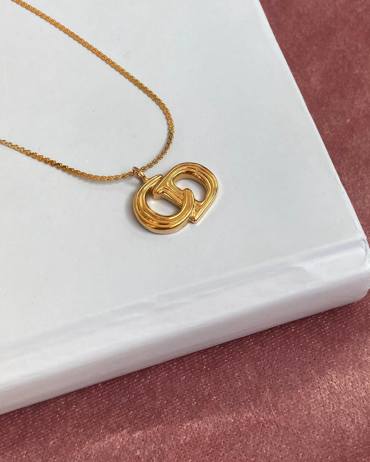 Authentic Christian Dior Vintage Pendant- Necklace - Boutique SecondLife