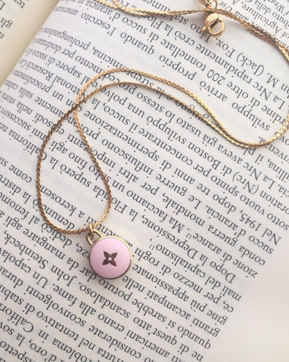 Authentic Louis Vuitton Mini Blush Pendant- Necklace - Boutique SecondLife