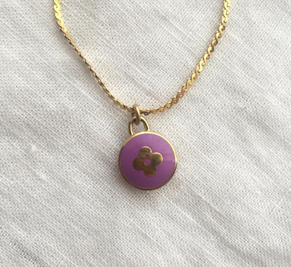 Authentic Louis Vuitton Rosewood Pendant- Necklace - Boutique SecondLife