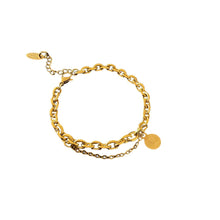 Load image into Gallery viewer, Authentic Louis Vuitton Logo Mini Pendant- Bracelet