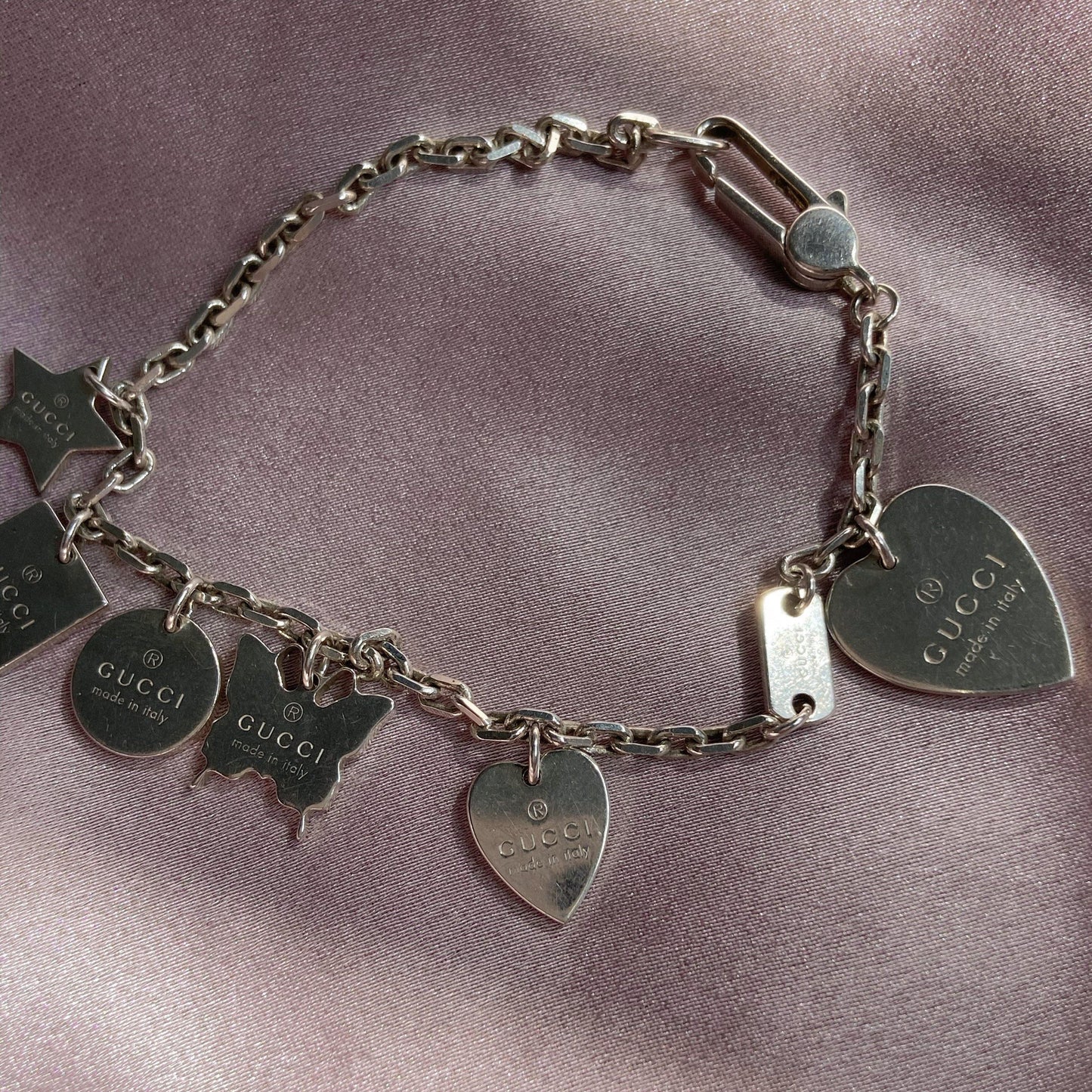 Authentic Gucci Pendant Round Repurposed Bracelet - Boutique SecondLife