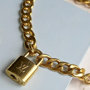 Padlock with Chunky Chain Necklace NO KEY - Boutique SecondLife