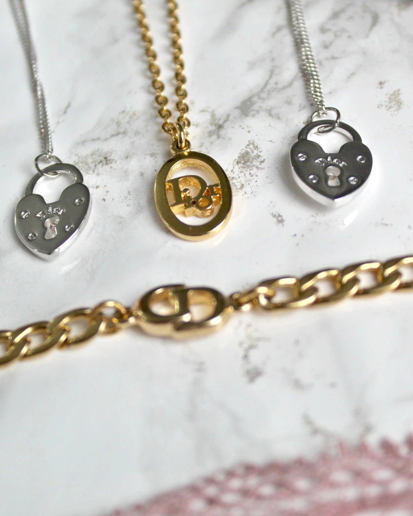 Authentic Dior Pendant- Reworked Choker - Boutique SecondLife