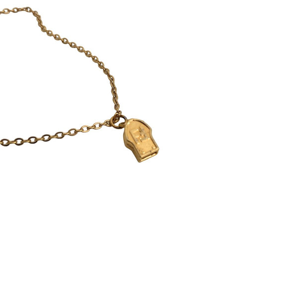 Authentic Fendi Zipper - Repurposed Necklace