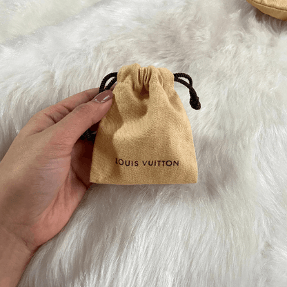 Authentic Louis Vuitton Small Dustbag Jewellery Cloth Pouch Vintage - Boutique SecondLife