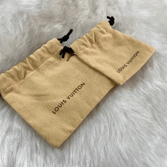Authentic Louis Vuitton Small Dustbag Jewellery Cloth Pouch Vintage - Boutique SecondLife