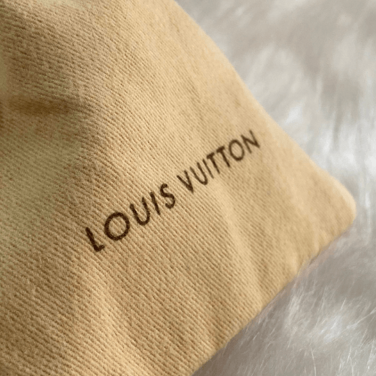 Authentic Louis Vuitton Small Dustbag Jewellery Cloth Pouch Vintage - Boutique SecondLife