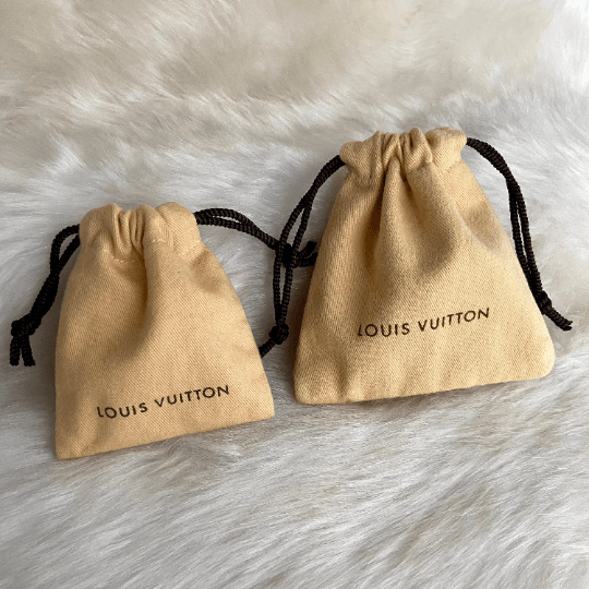 Authentic Louis Vuitton Small Dustbag Jewellery Cloth Pouch Vintage - Boutique SecondLife
