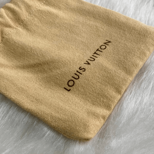 Authentic Louis Vuitton Small Dustbag Jewellery Cloth Pouch Vintage - Boutique SecondLife
