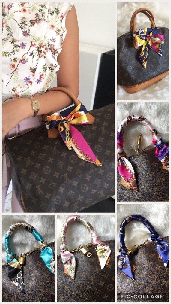 Boutique SecondLife - Scarf handbag handle bag