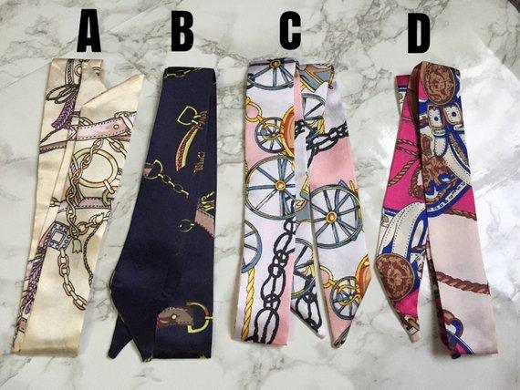 Boutique SecondLife - Scarf handbag handle bag