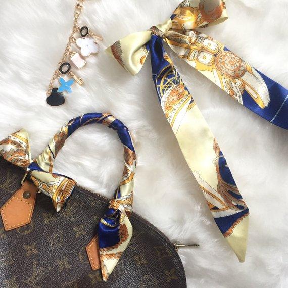 Boutique SecondLife - Scarf handbag handle bag